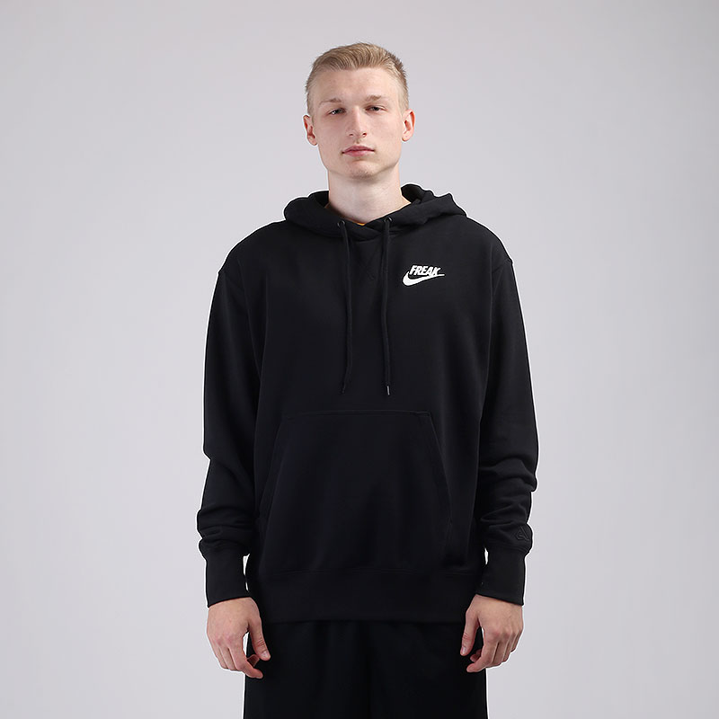 мужская черная толстовка Nike Giannis Pullover Hoodie CZ0439-010 - цена, описание, фото 1